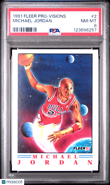 1991 Fleer Pro-Visions Michael Jordan #2 PSA 8
