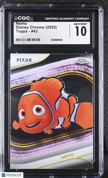 2025 Topps Disney Chrome Nemo #43 CGC 10