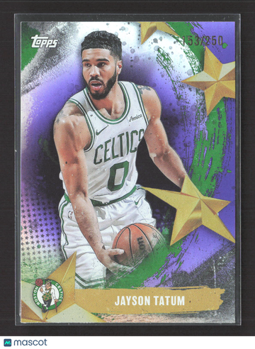 2025 Topps Stars of NBA Jayson Tatum #SA-4 Purple 153/250
