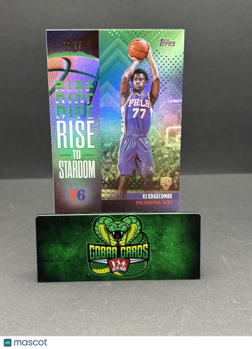 2025 Topps Rise to Stardom VJ Edgecombe #RTS-3 /99 RC