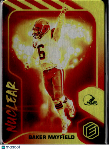 2021 Panini Elements Nuclear Baker Mayfield #NUC-BMA Cleveland Browns NFL Football Trading Card