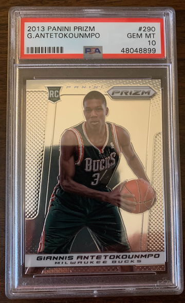 2013 Panini Prizm Giannis Antetokounmpo #290 PSA 10