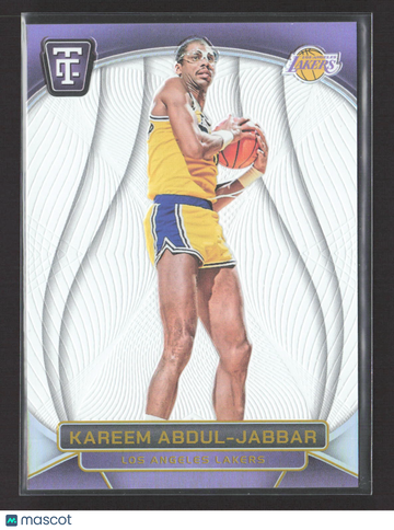 2025 Panini Totally Certified Kareem Abdul-Jabbar #194 Purple /25