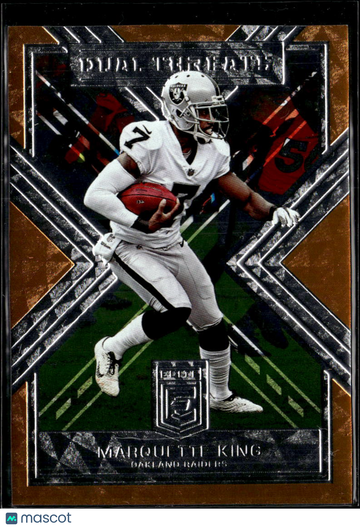 2018 Panini Donruss Elite Dual Threats Marquette King #DT-10 Gold /25