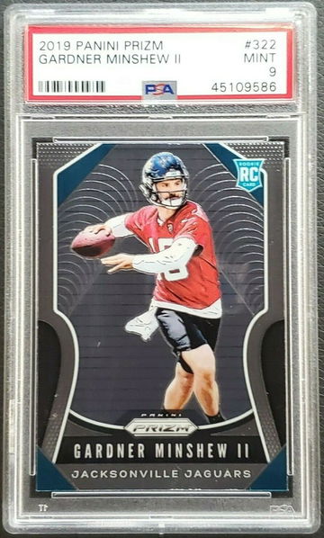 2019 Gardner Minshew II Prizm PSA 9 MINT