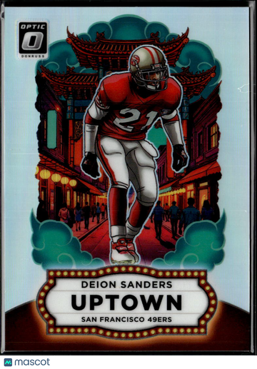 2025 Panini Donruss Optic Uptown Deion Sanders #7 Prizm
