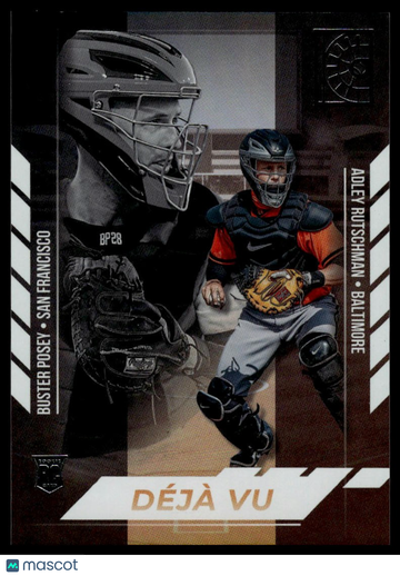 2022 Panini Capstone Buster Posey / Adley Rutschman #DV-13 Deja Vu