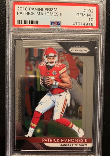2018 Prizm Patrick Mahomes PSA 10