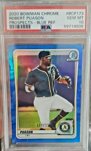 PSA 10 Bowman Draft Robert Pauson Blue 130/150