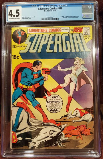 ADVENTURE COMICS #398, CGC 4.5 VG+