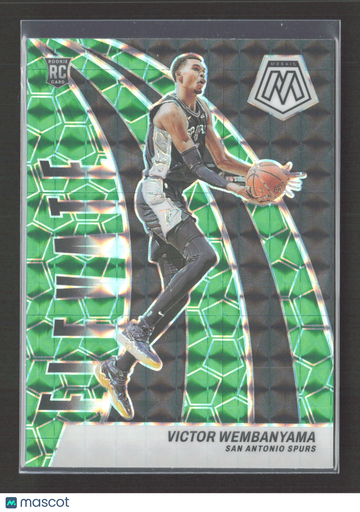 2024 Panini Mosaic Elevate Victor Wembanyama #18 Green Prizm RC