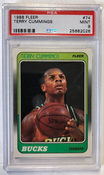 1988 Fleer Terry Cummings PSA 9 #74