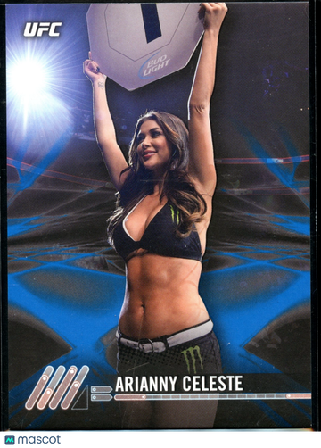 2017 Topps UFC Knockout Arianny Celeste #19 Blue Parallel /99 Blue Parallel Parallel/Variety