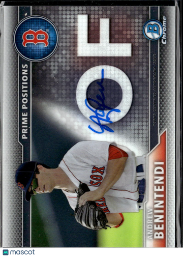 Andrew Benintendi 2016 Bowman Chrome Prime Positions Autograph Auto Boston Red Sox
