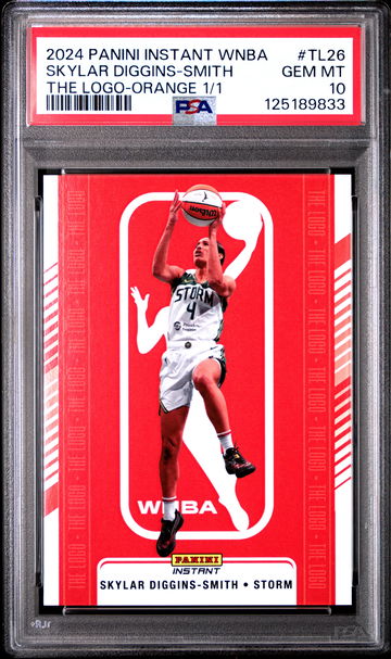 2024 PANINI INSTANT WNBA THE LOGO SKYLAR DIGGINS-SMITH  ORANGE 1/1 #TL26 PSA 10