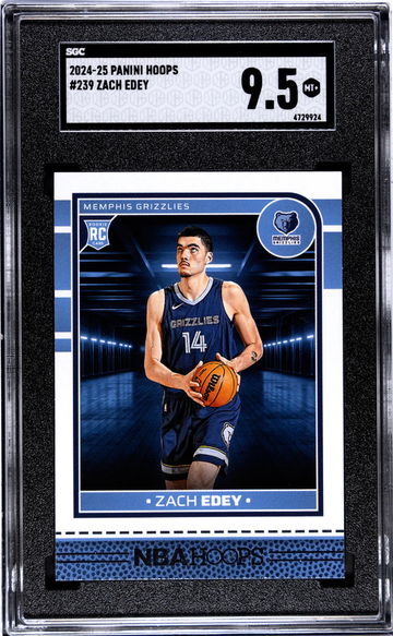 2024 Panini Hoops Zach Edey #239 RC SGC 9.5