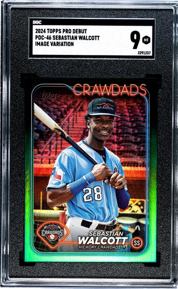 2024 Topps Pro Debut Image Variation Sebastian Walcott #PDC-46 SGC 9