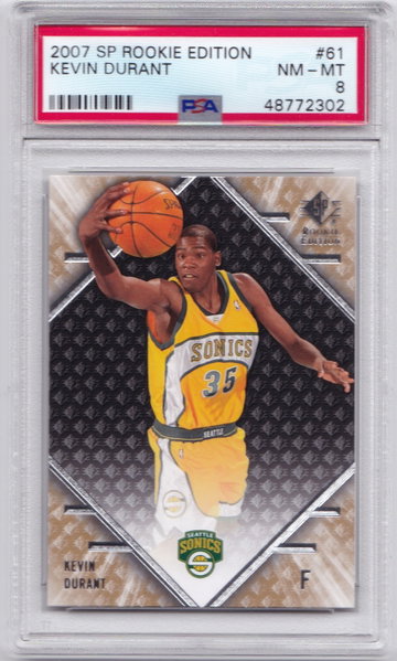2007 Kevin Durant SP Rookie Edition PSA 8