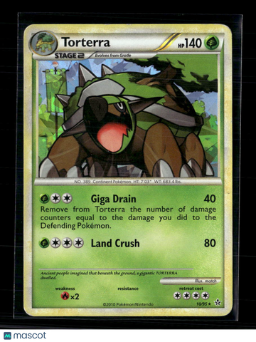 Pokemon 2014 HeartGold & SoulSilver Torterra #10/95