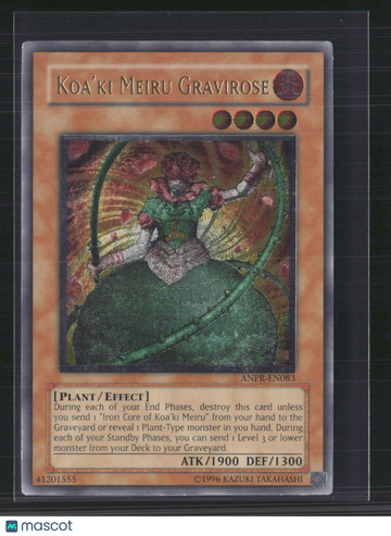 Ancient Prophecy Koa'ki Meiru Gravirose Ultimate Rare