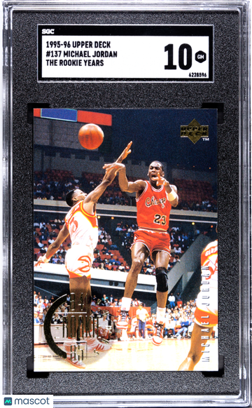 1995 Upper Deck Michael Jordan #137 The Rookie Years SGC 10