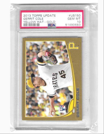2013 topps gold rookie gerrit Cole psa 10 /2013 POP 17