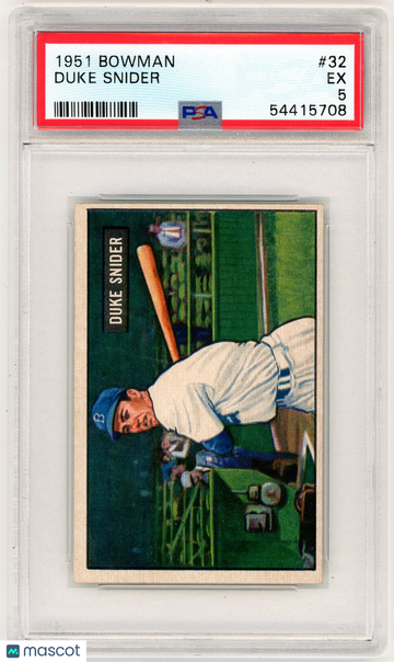 1951 Bowman Duke Snider #32 PSA 5