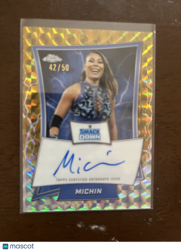 2025 Topps Chrome WWE Michin Gold