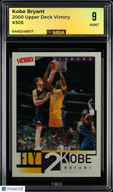 2000 Upper Deck Victory Kobe Bryant #305 MBA 9