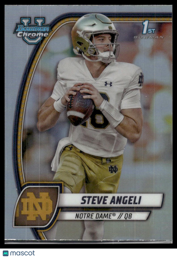 2024 Bowman University Chrome Steve Angeli #167 Refractor