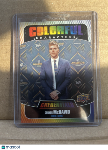 2019-20 Upper Deck Credentials Connor McDavid