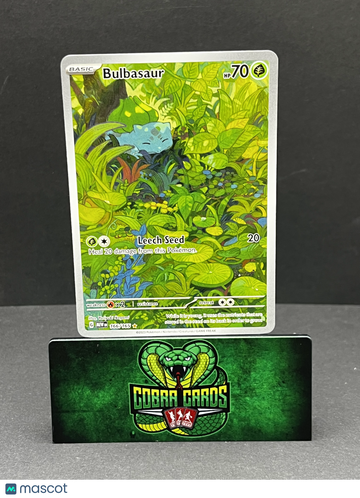 2023 Scarlet & Violet 151 Bulbasaur Holo Secret Rare #166/165