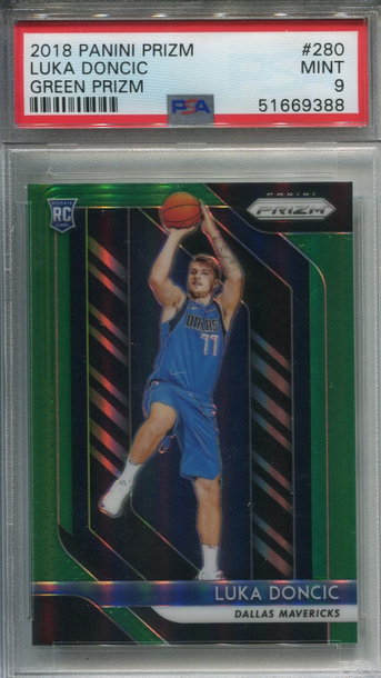 Luka Green Prizm RC PSA 9
