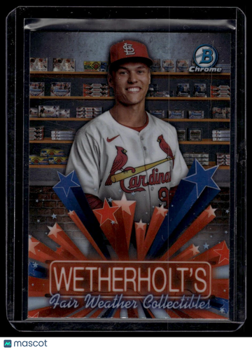 2025 Bowman JJ Wetherholt #HS-1 Hobby Stars