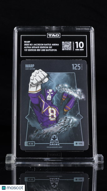 2025 Bo Jackson Battle Arena Warp #BF-248 Battlefoil Steel TAG 10