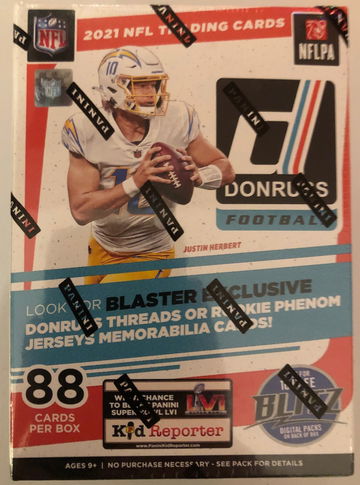2021 NFL Donruss Football Blaster Box Factory Sealed - 88 NFL Cards Per Box