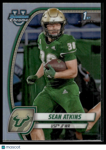2024 Bowman University Chrome Sean Atkins #161 Refractor