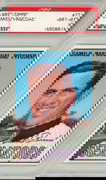 1967 Topps Camilo Pascual #71 PSA 8 P1316