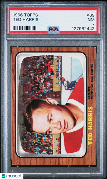 1966 Topps Ted Harris #69 PSA 7