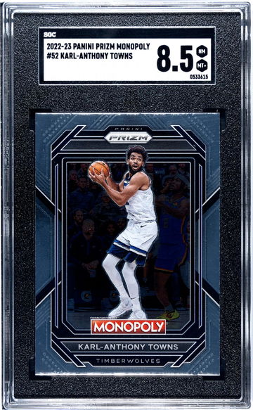 2022-23 Panini Prizm Monopoly #52 Karl-Anthony Towns SGC 8.5