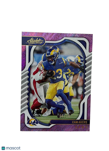 2022 Panini Absolute Cam Akers #35 Purple Rain Ungraded