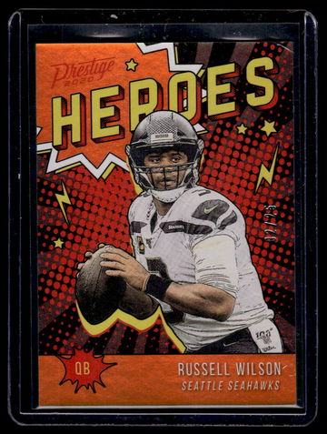 2020 Panini Prestige Heroes Xtra Points Russell Wilson #HE-RW /50