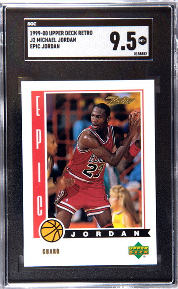 1999-00 Upper Deck Retro Michael Jordan Epic SGC 9.5