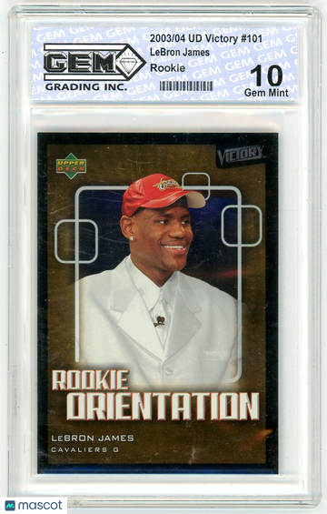 2003-04 Upper Deck Victory LeBron James #101 GMA 10