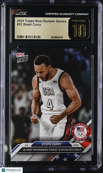 2024 Topps Now Olympic Games #22 CGC 10