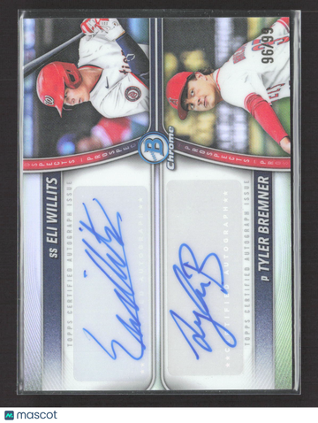 2025 Bowman Draft Chrome Tyler Bremner Eli Willits #PDA-WB Refractor /99