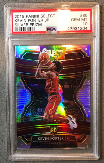 2019-20 Panini Select Kevin Porter JR Silver Prizm PSA 10