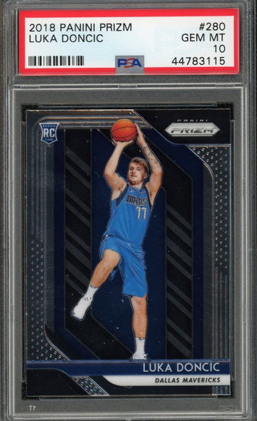 Luka Doncic 2018 Panini Prizm Rookie PSA 10