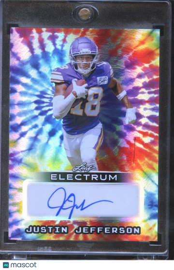 2025 Leaf Electrum Justin Jefferson #BA-JJ1 Tie Dye /8