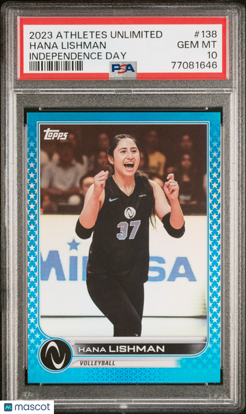 2023 Topps Athletes Unlimited Hana Lishman #138 PSA 10